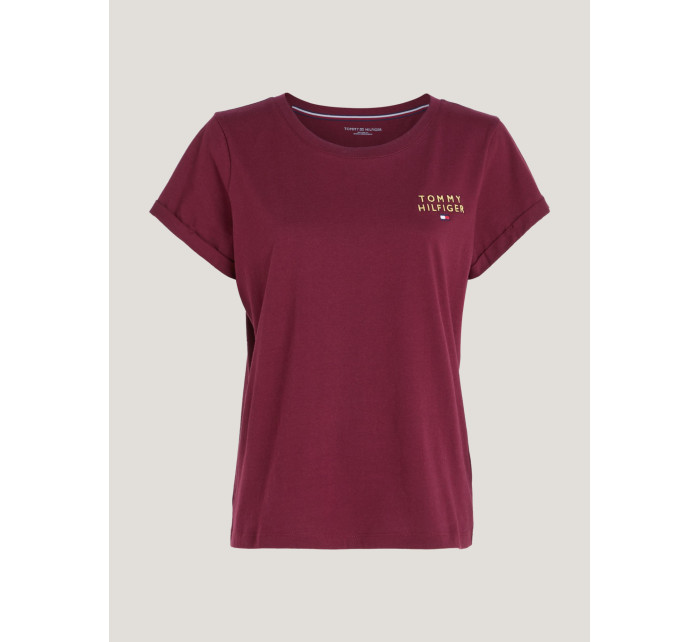 Dámská trička SHORT SLEEVE T-SHIRT GOLD EMBR. UW0UW04914VLP - Tommy Hilfiger