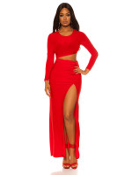 Sexy Koucla Party Dress with XXL Leg Slit