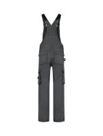 Bib & Brace Twill Cordura pracovní kalhoty s laclem unisex tmavě šedá