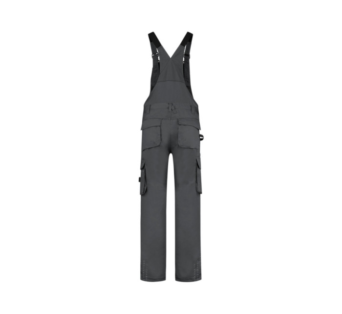 Bib & Brace Twill Cordura pracovní kalhoty s laclem unisex tmavě šedá