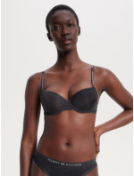 Dámská podprsenka TONAL LACE DEMI-CUP BRA UW0UW04546 BDS černá - Tommy Hilfiger