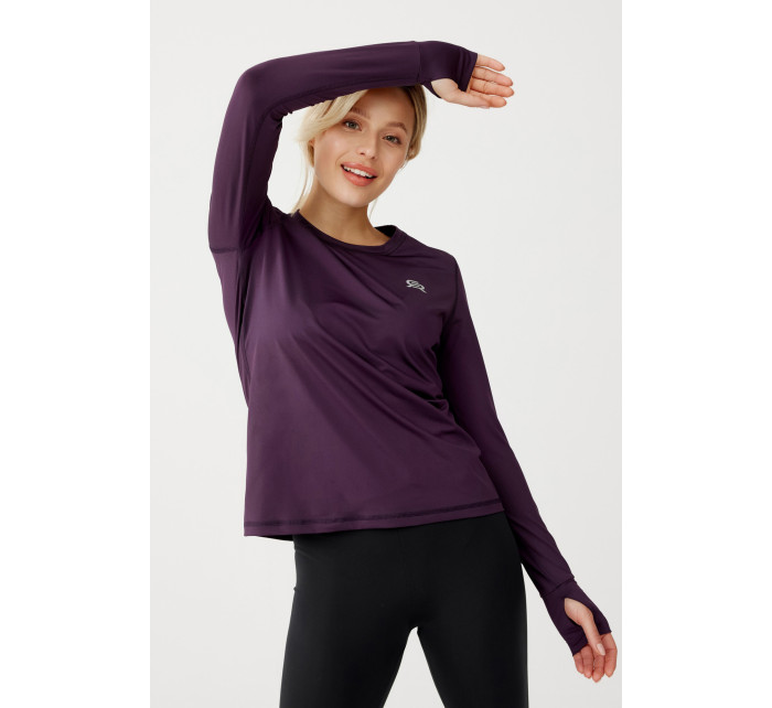 Drsné model 20121358 tričko Fun Ls Plum - Rough Radical