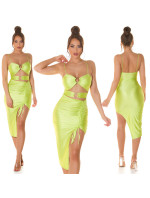 Sexy Cut Out Minidress ruched with model 19630662 - Style fashion