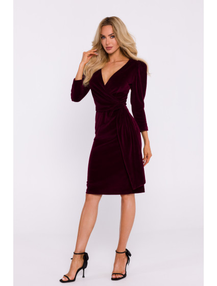 Made Of Emotion Dress M829 Maroon