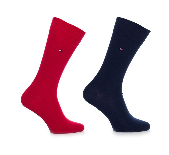 Ponožky Tommy Hilfiger 3Pack 371111 Red/Navy Blue