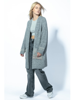 Cardigan model 20107313 Grey - Fobya