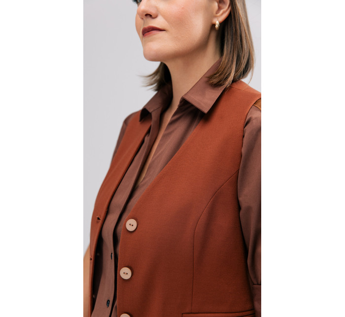 Benedict Harper Vest Ana Brown