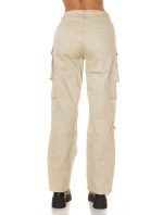 Sexy Highwaist Cargo Pants "beige"