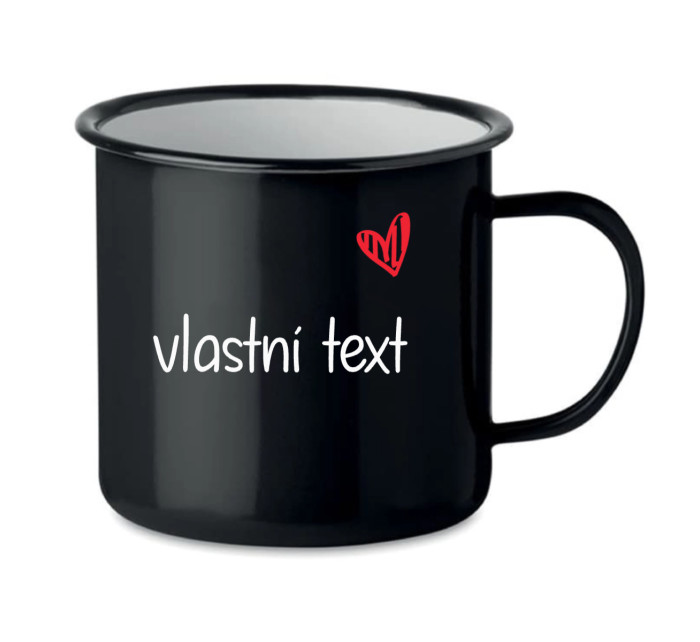 Vlastní text na plecháček