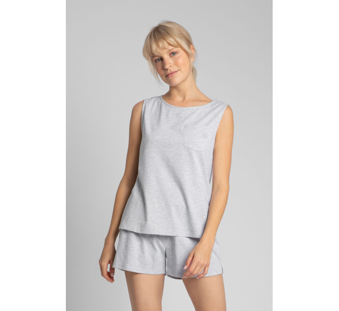 LaLupa Top LA015 Light Grey