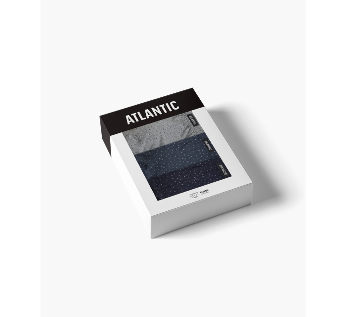 Pánské klasické slipy ATLANTIC 3Pack - vícebarevné