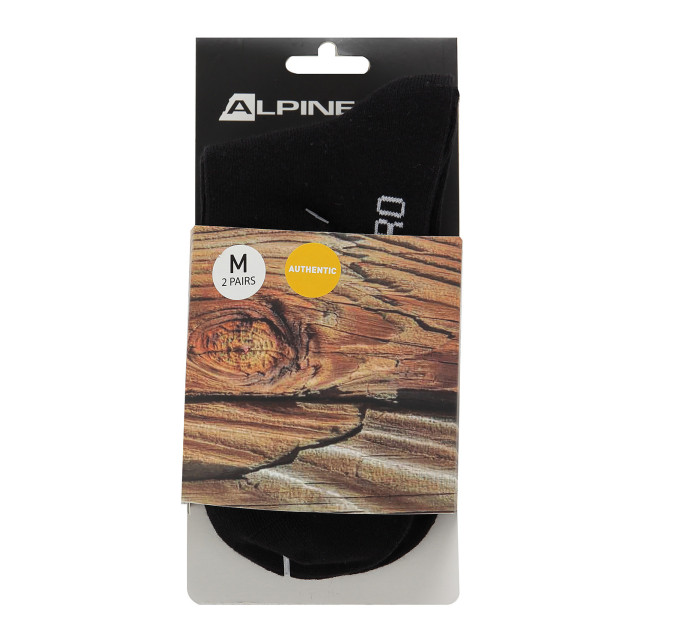 Ponožky 2 páry ALPINE PRO 2ULIANO black