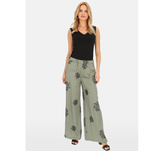 PERSO Trousers PTE242379F Khaki