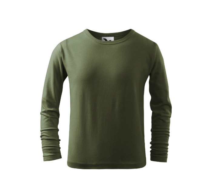 Fit-T LS triko dětské khaki