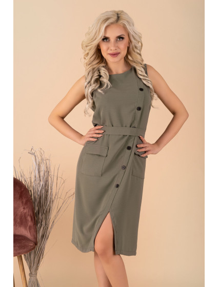 model 20316987 Khaki šaty - Merribel