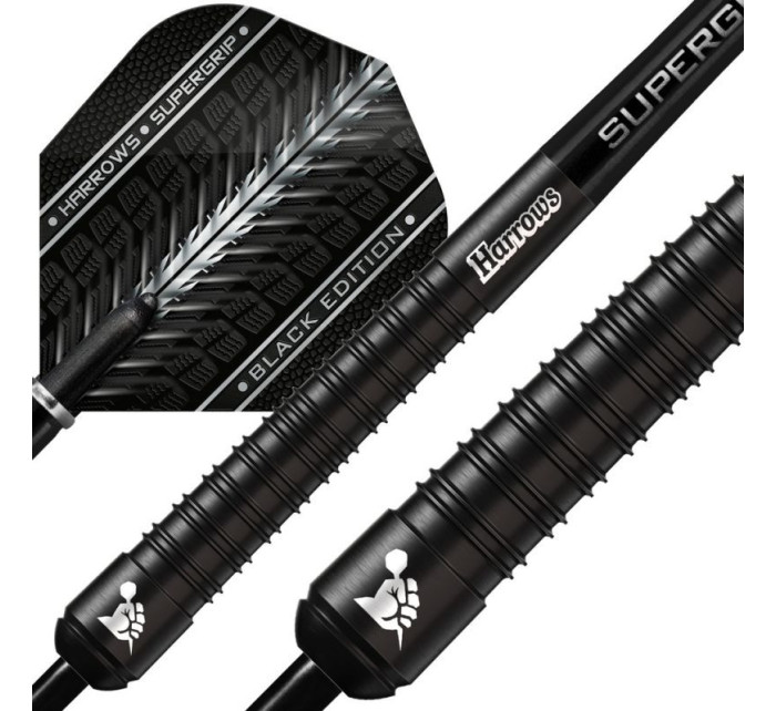 Harrows Supergrip Black 90% steeltip SupergripBlack90% šipky