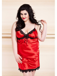 DKaren Plus Size Slip Viola Red