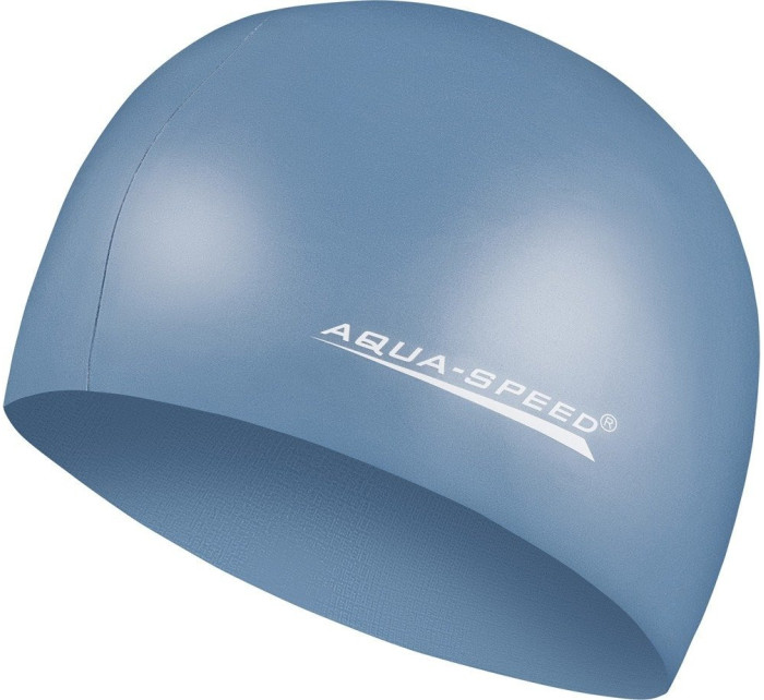 Kšiltovka na plavání AQUA SPEED Mega Grey/Blue Pattern 22