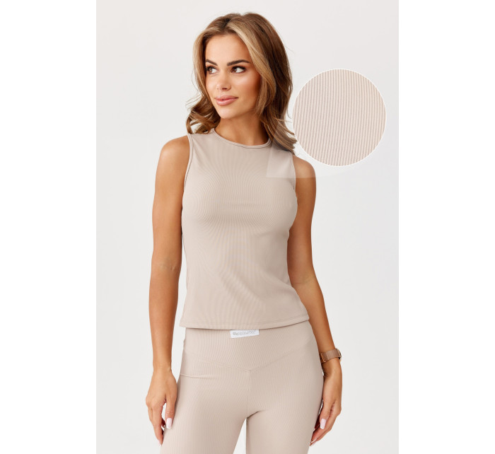 Sportovní top Rough Radical Harmony Top Light Beige