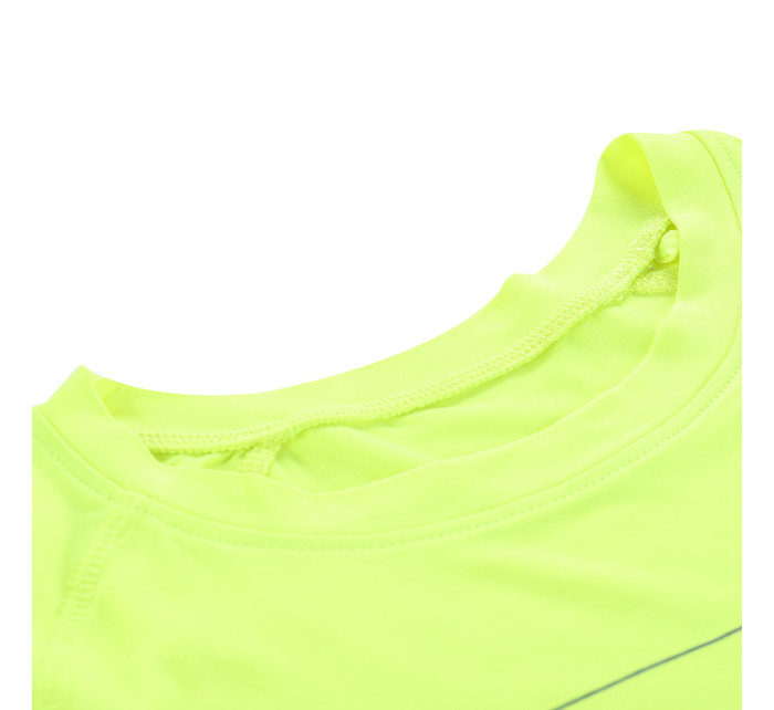 Pánské rychleschnoucí triko ALPINE PRO AMAD neon safety yellow varianta pb