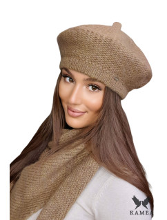 Beret model 19138615 Velbloud - Kamea