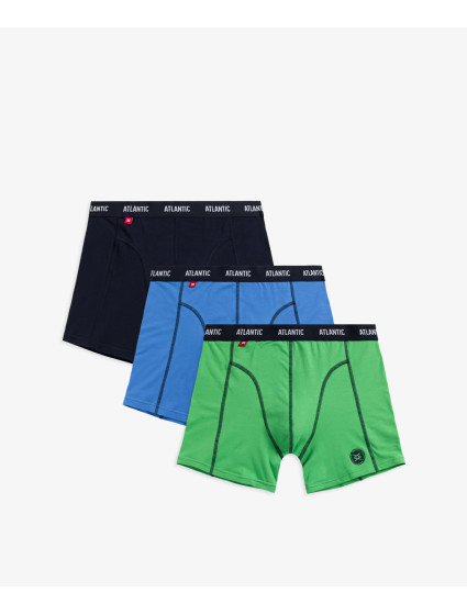 Pánské boxerky ATLANTIC 3Pack - vícebarevné