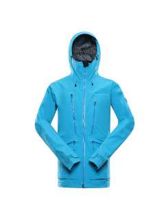 Pánská bunda s membránou ptx ALPINE PRO CORT neon atomic blue