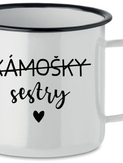 KÁMOŠKY SESTRY - bílý plecháček 350 ml