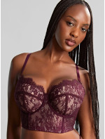 Panache Carmen Lace Bustier mulberry 10981