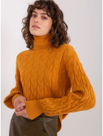 Sweter AT SW model 19014708 ciemny żółty - FPrice