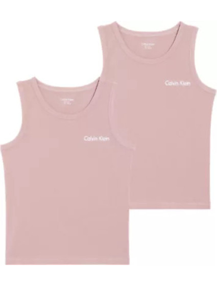 Dívčí spodní prádlo Topy 2PK VEST G80G8006960VR - Calvin Klein