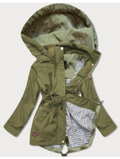 Dámská bunda parka v khaki barvě (CAN-561)