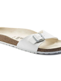 Dámské žabky Birkenstock Madrid Birko-Flor White regular wide (0040731)