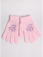 Yoclub Gloves RED-0216G-A250-002 Pink