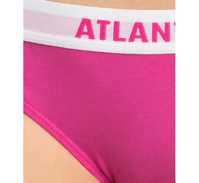 Dámské kalhotky Bikini ATLANTIC 3Pack - tmavě modrá, růžová, oranžová