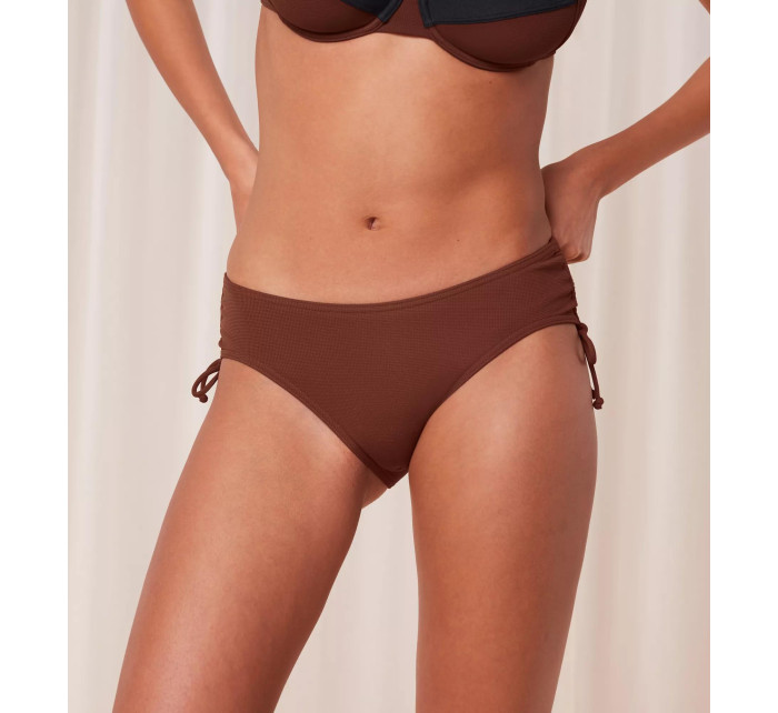 Dámské plavkové kalhotky Summer Glow Midi sd - BROWN - hnědé 6719 - TRIUMPH