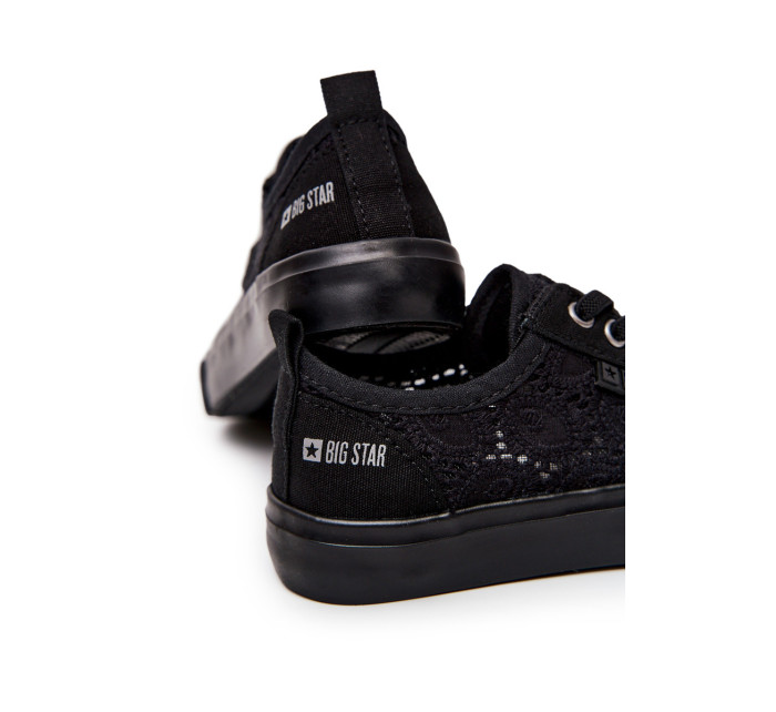 Openwork Sneakers Big Star JJ374011 Black