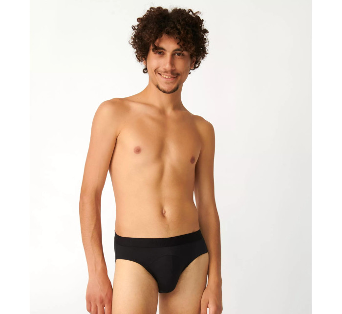 Pánské slipy EVER Soft Brief 2P - BLACK - černé 0004 - SLOGGI