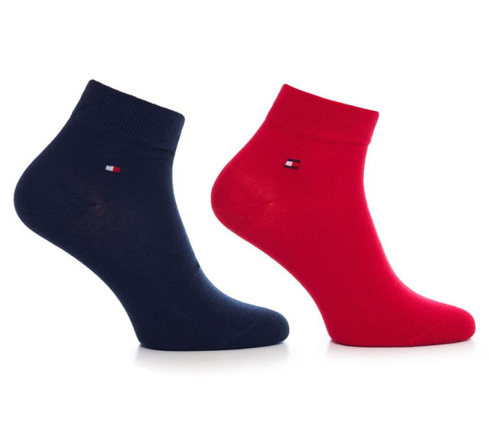 Ponožky Tommy Hilfiger 2Pack 342025001 Red/Navy Blue