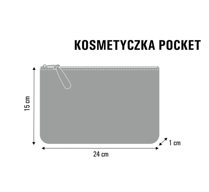 Kapesní kosmetická taška model 20292546 Grey - Bertoni