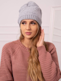 Dámská čepice  světle šedá model 18752461 - K-Fashion