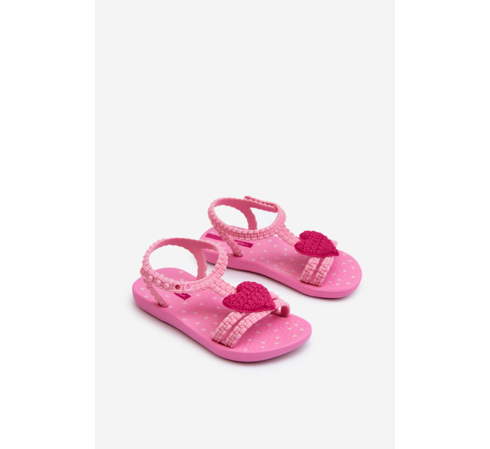 Dětské sandály se srdcem 81997 Ipanema My First Baby Pink