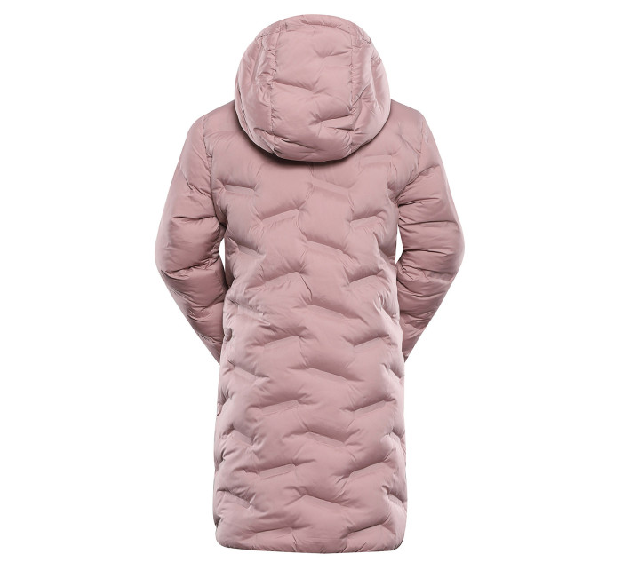 Dětský hi-therm kabát s impregnací ALPINE PRO AWEDO pale mauve