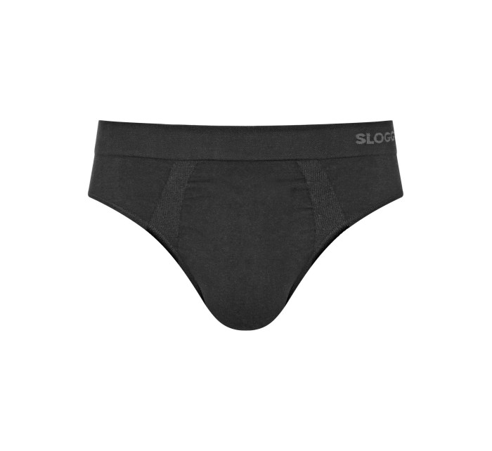 Pánské slipy GO Smooth Brief 2P - BLACK - černé 0004 - SLOGGI