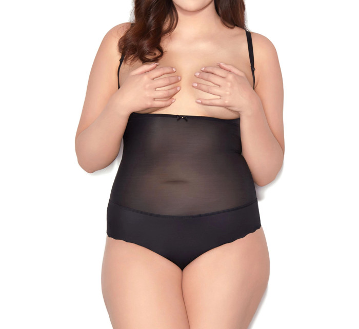 Stahovací body Glam string black - MITEX