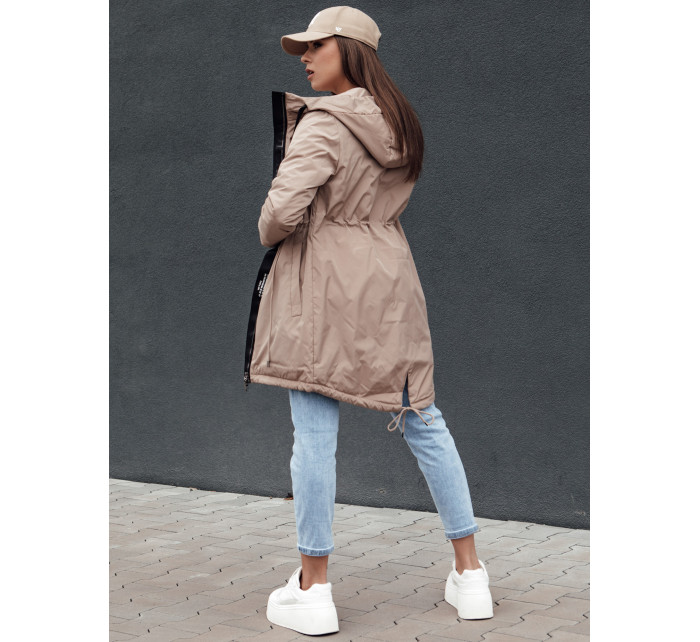 Dámská parka bunda URBANJOY béžová Dstreet TY4386