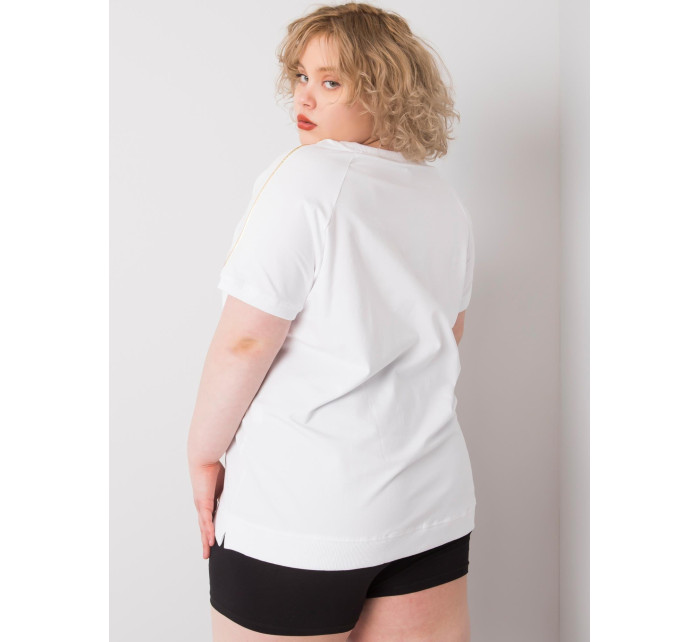 Dámská bílá halenka plus size