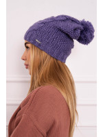 Fleecová čepice  fialová model 18750501 - K-Fashion