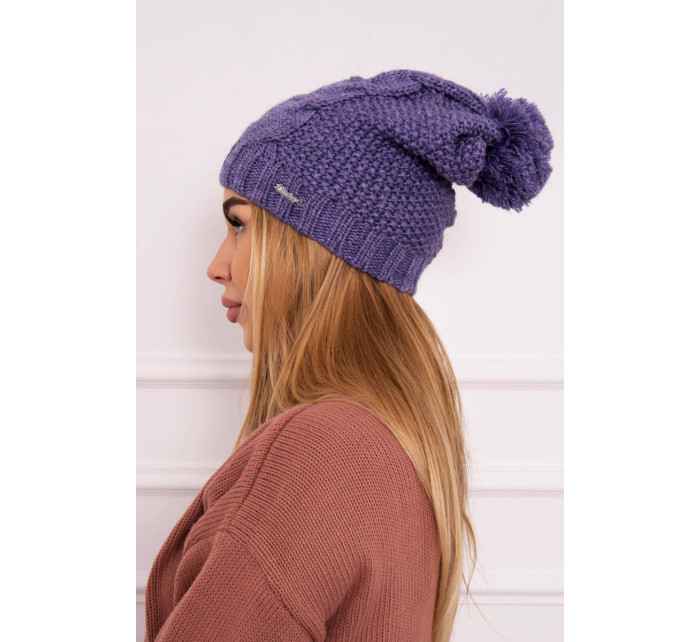 Fleecová čepice  fialová model 18750501 - K-Fashion