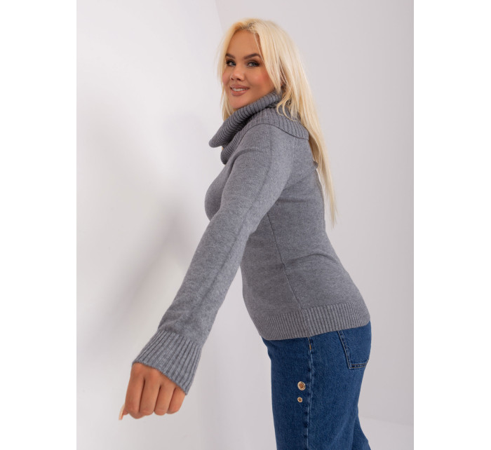 Sweter PM SW model 18949001 ciemny szary - FPrice